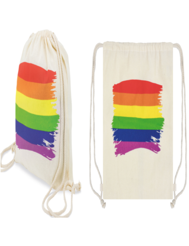 PRIDE - BAUMWOLL-RUCKSACK MIT LGBT-FLAGGE