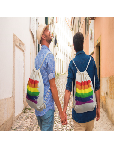 PRIDE - BAUMWOLL-RUCKSACK MIT LGBT-FLAGGE