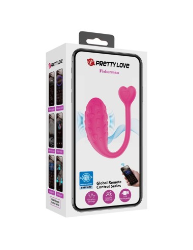 PRETTY LOVE - APP-GESTEUERTES ROSA FISHER-VIBRATIONS-EI