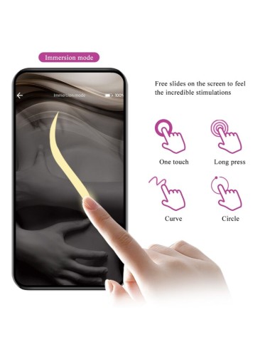 PRETTY LOVE - APP-GESTEUERTES FISHER VIBRIERENDES EI LILA