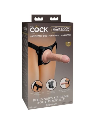 KING COCK - ELITE VERSTELLBARES GURT MIT DILDO 15.2 CM FÜR ANFNGER