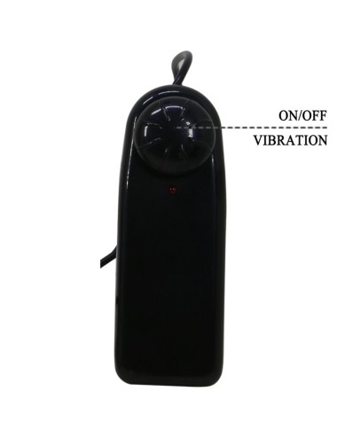 PRETTY LOVE - HARNESS SLIP STARKS MULTI-SPEED VIBRATION DILDO 17,5 CM HELLBRAUN