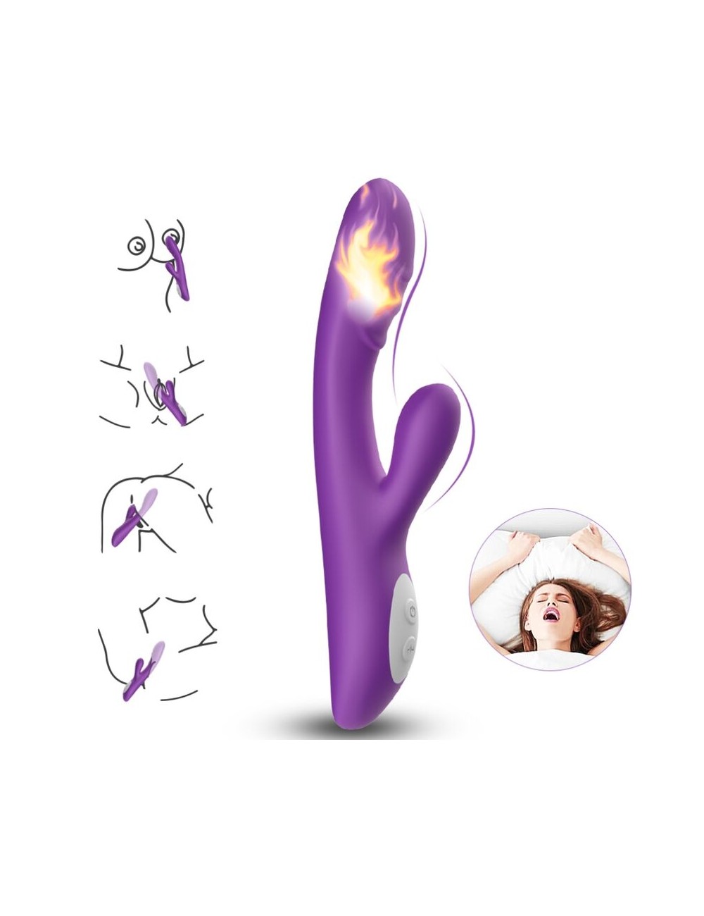 ARMONY - SPARK VIBRATOR WÄRMEEFFEKT LILA