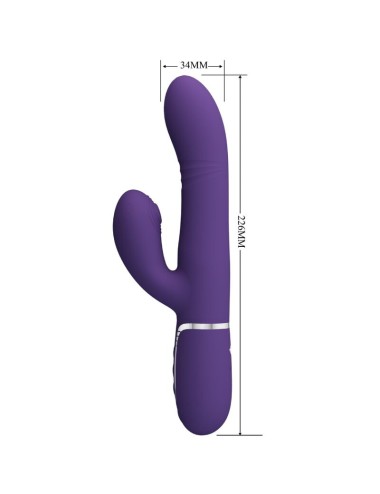 PRETTY LOVE - MULTIFUNKTIONS-G-SPOT-VIBRATOR LILA