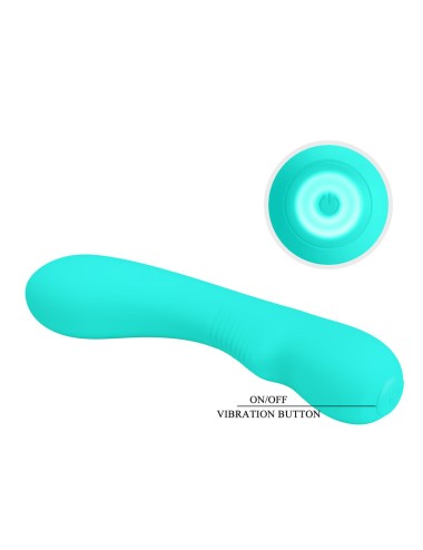 PRETTY LOVE - PRESCOTT WIEDERAUFLADBARER VIBRATOR AQUA GREEN