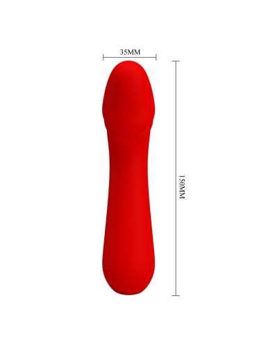 PRETTY LOVE - CETUS WIEDERAUFLADBARER VIBRATOR ROT