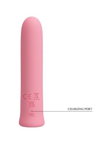 PRETTY LOVE - CURTIS MINI SUPER POWER VIBRATOR 12 ROSA SILIKONVIBRATIONEN