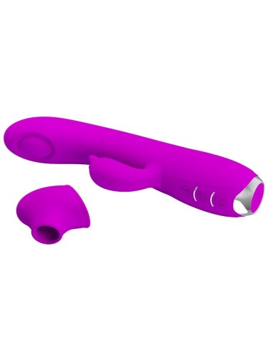 PRETTY LOVE - REGINA WIEDERAUFLADBARER VIBRATOR-SAUGER LILA