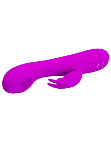 PRETTY LOVE - RACHEL WIEDERAUFLADBARER VIBRATOR MIT LILA SAUGER
