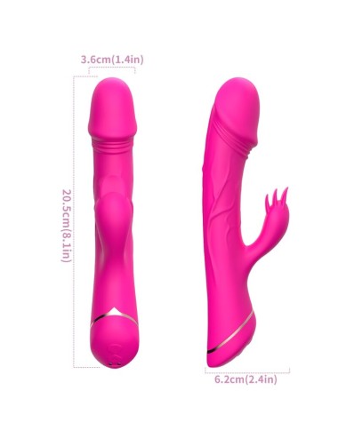 ARMONY - DILDO VIBRATOR KANINCHEN SILIKON FUCHSIA