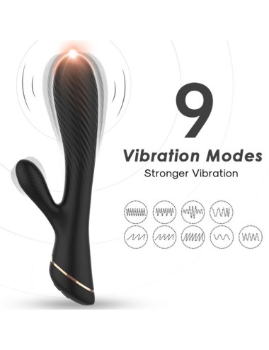 ARMONY - VIBRATOR KANINCHEN SILIKON SCHWARZ