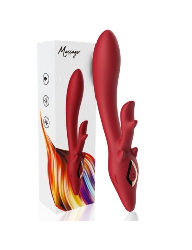 ARMONY - ELCH VIBRATOR KANINCHEN GEBOGEN ROT