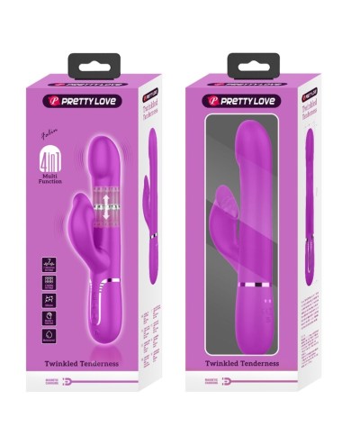 PRETTY LOVE - RABBIT VIBRATOR PERLEN VIOLET
