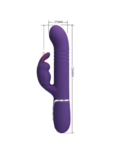 PRETTY LOVE - COALE RABBIT VIBRATOR 4 IN 1 LILA