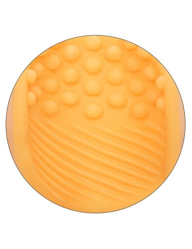 CALEXOTICS - BEADED GRIP MASTURBATOR ORANGE