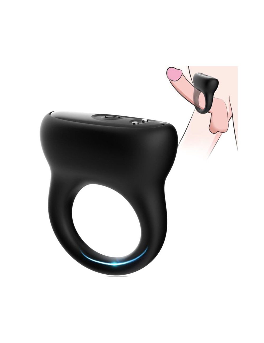 ARMONY - RINGVIBRATOR SCHWARZ