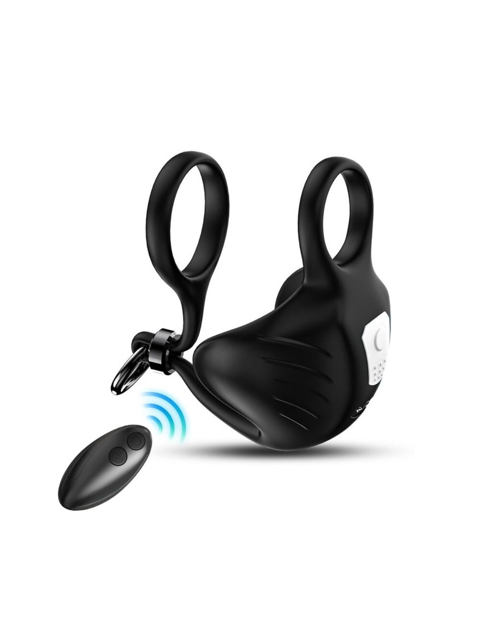 ARMONY - MANTA SCROTUM VIBRATOR RING FERNBEDIENUNG SCHWARZ