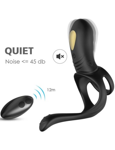ARMONY - JOY JUMPER RINGVIBRATOR FÜR PAARE & ANALPLUG FERNBEDIENUNG SCHWARZ