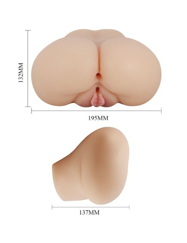 CRAZY BULL - REALISTISCHER VAGINA- UND ANUS-LUNA-VIBRATOR