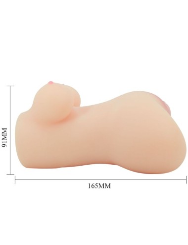 CRAZY BULL - REALISTISCHER VAGINA- UND ANUS-VIBRATOR HANNAH