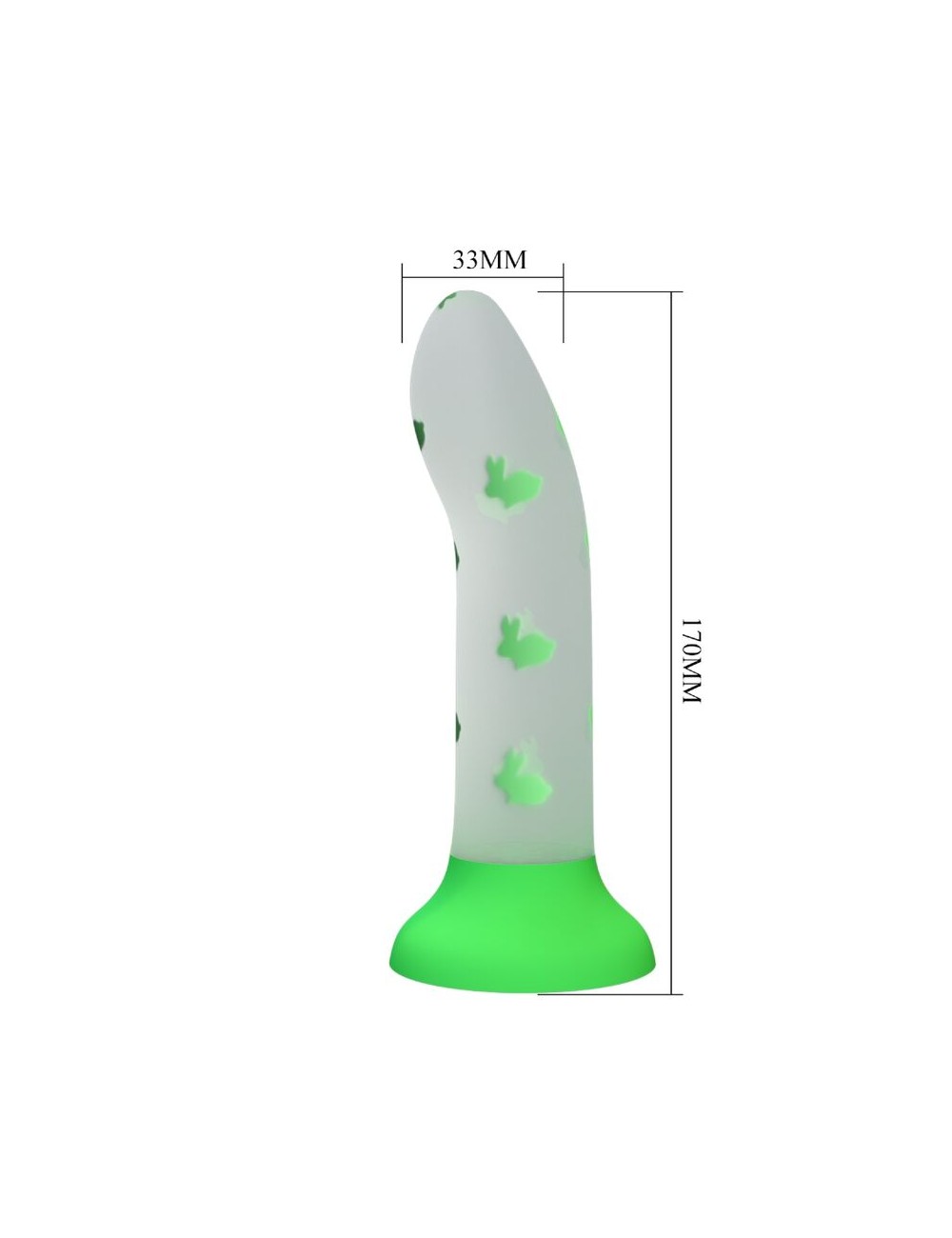 PRETTY LOVE - MAGISCHER NACHT-DILDO OHNE VIBRATION LEUCHTENDES GRÜN PRETTY LOVE - MAGISCHER NACHT-DILDO OHNE VIBRATION LEUCHTENDES GRÜN