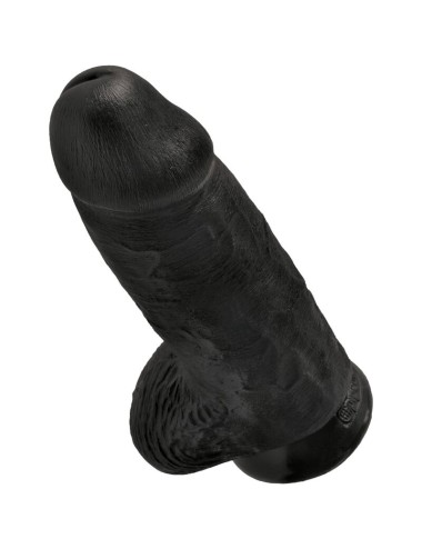KING COCK - POLLIGER REALISTISCHER PENIS 23 CM SCHWARZ