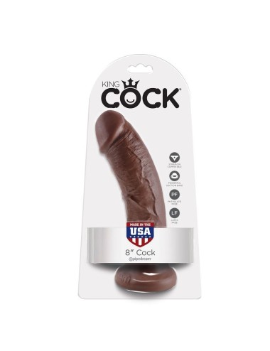 KING COCK - 8 HAHN BRAUN 20.3 CM