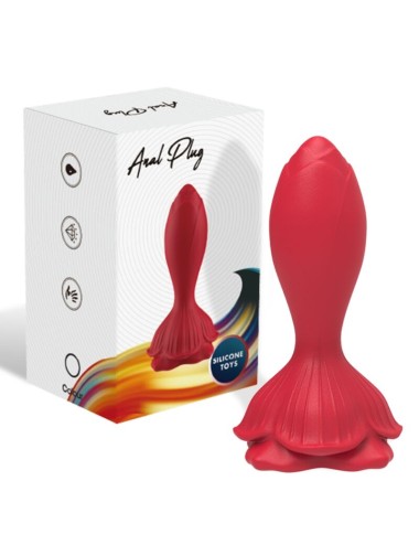 ARMONY - ROSA VIBRATOR & ANALPLUG KLEINE FERNBEDIENUNG ROT