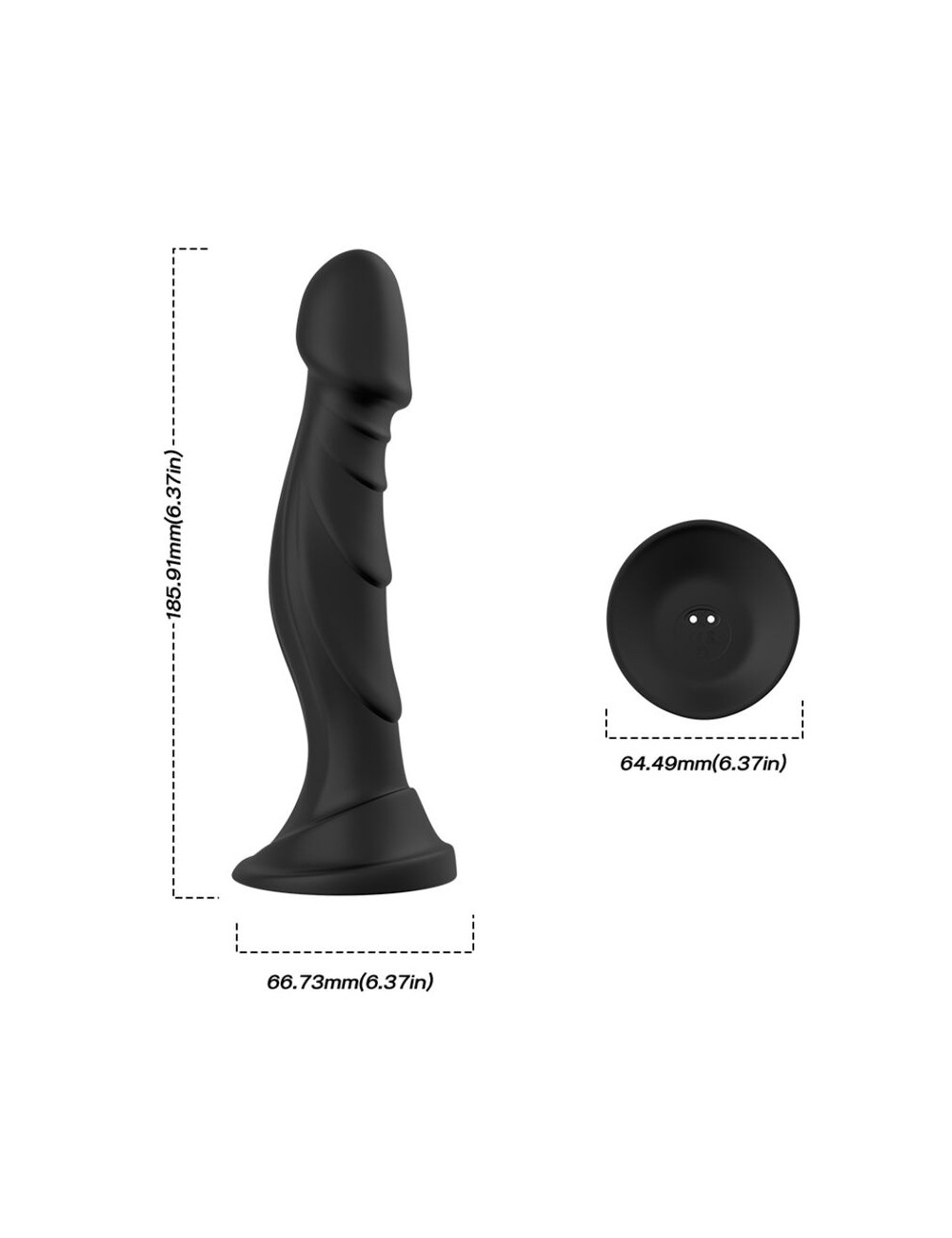 ARMONY - DILDO VIBRATOR & ANAL PLUG FERNBEDIENUNG SCHWARZ