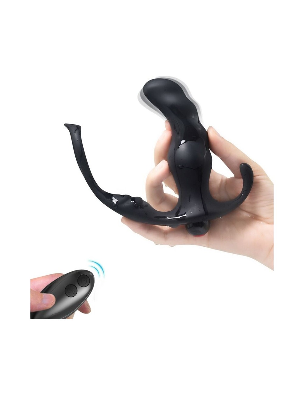 ARMONY - KNIGHT VIBRATOR ANAL PROSTATA & RING FERNBEDIENUNG SCHWARZ
