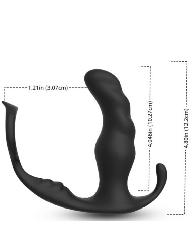 ARMONY - KNIGHT VIBRATOR ANAL PROSTATA & RING FERNBEDIENUNG SCHWARZ