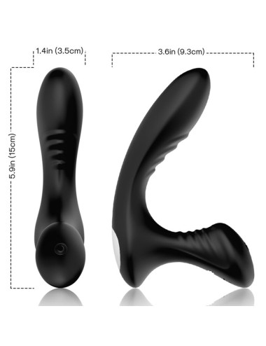ARMONY - STORM VIBRATOR ANAL PROSTATA & STECKER FERNBEDIENUNG SCHWARZ