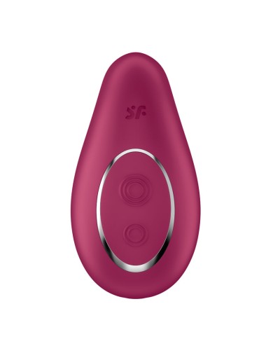SATISFYER - DIPPING DELIGHT AUFLEGVIBRATOR ROT