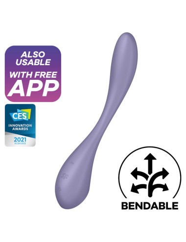 SATISFYER - G-SPOT FLEX 5 MULTI VIBRATOR LILA