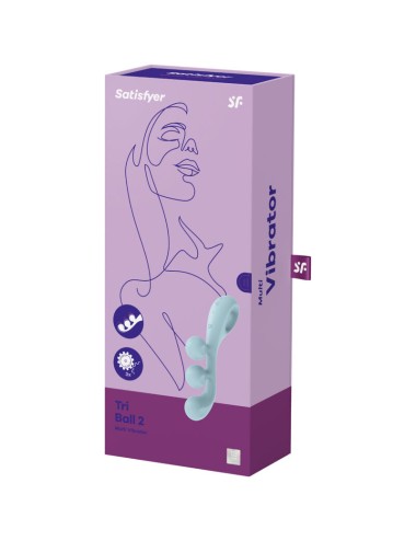 SATISFYER - TRI BALL 2 MULTIVIBRATOR BLAU