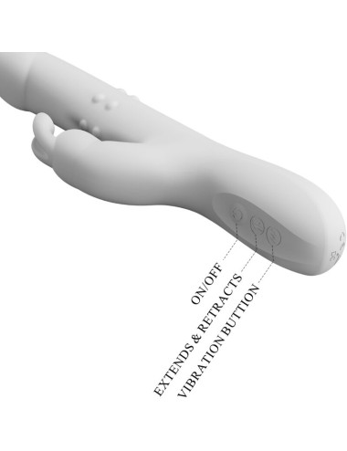 PRETTY LOVE - REESE VIBRATOR MIT SILBERNE ROTATION