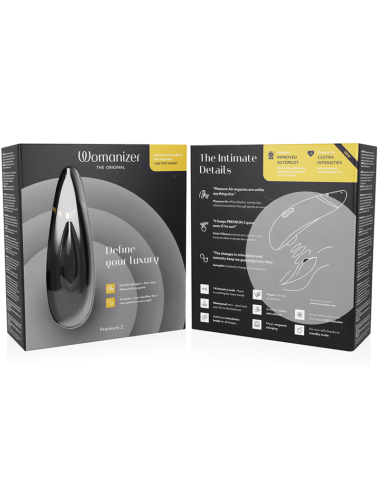 WOMANIZER - PREMIUM 2 KLITORALSTIMULATOR SCHWARZ