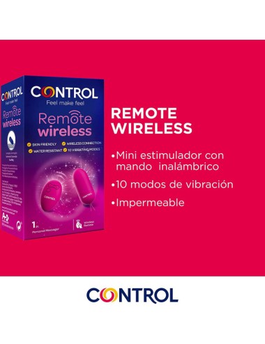 CONTROL - PERSÖNLICHES MASSAGER MIT DRAHTLOSER FERNBEDIENUNG