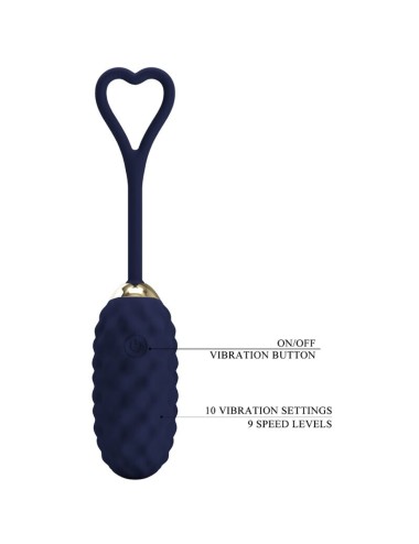 PRETTY LOVE - VIVIAN BLUE VIBRATIONS-EI MIT FERNBEDIENUNG