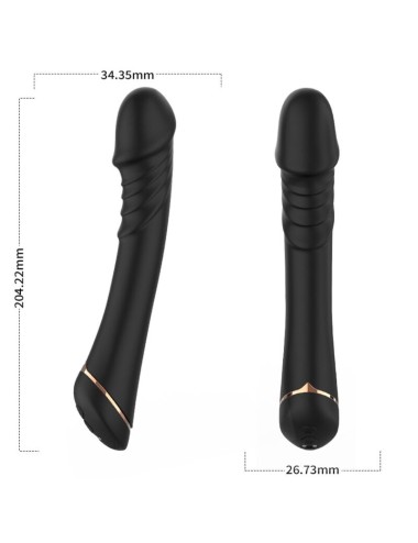 ARMONY - DILDO VIBRATOR SILIKON SCHWARZ