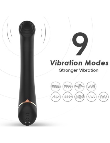 ARMONY - VIBRATOR FALTKOPF SILIKON SCHWARZ