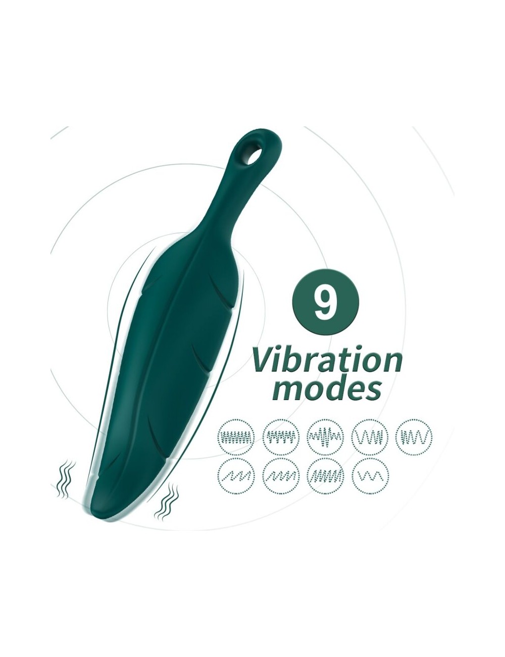 ARMONY - STIMULATOR & VIBRATOR BLATTGRÜN