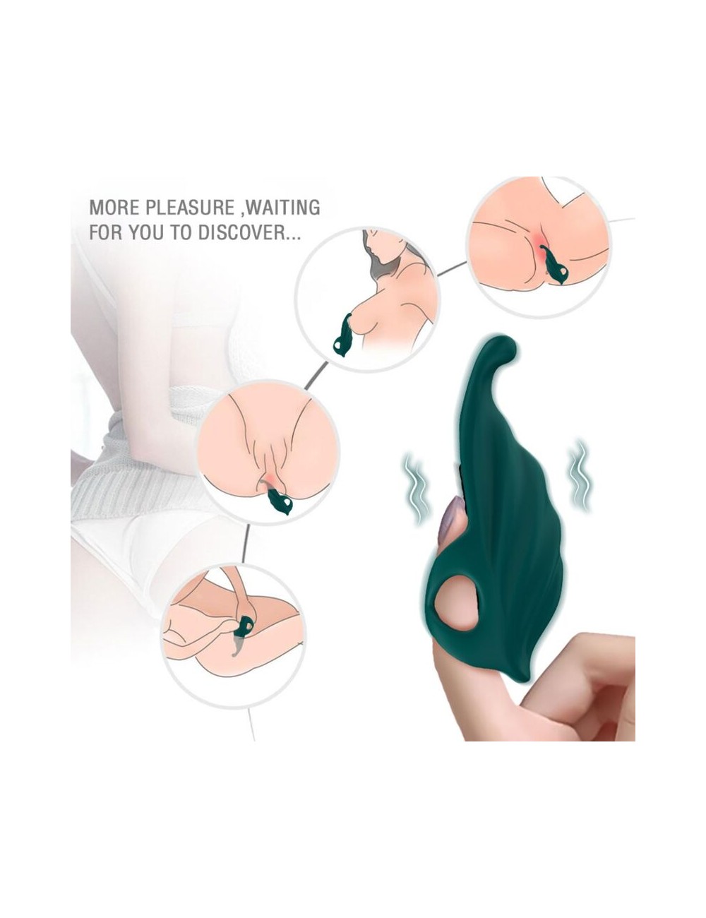 ARMONY - FINGERSTIMULATOR & VIBRATOR GRÜN