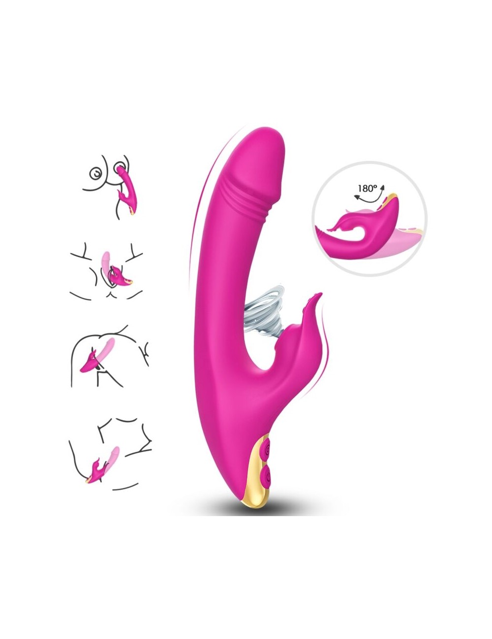 ARMONY - AMANT LECKT VIBRIERENDEN CLIT UND G-SPOT FUCHSIA