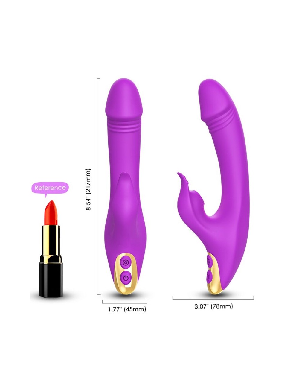 ARMONY - AMANT LECKT VIBRIERENDEN CLIT UND G-SPOT LILA