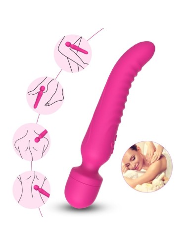 ARMONY - MISSION MASSAGER & VIBRATOR WÄRMEEFFEKT FUCHSIA