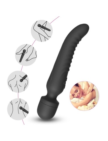 ARMONY - MISSION MASSAGER & VIBRATOR WÄRMEEFFEKT SCHWARZ