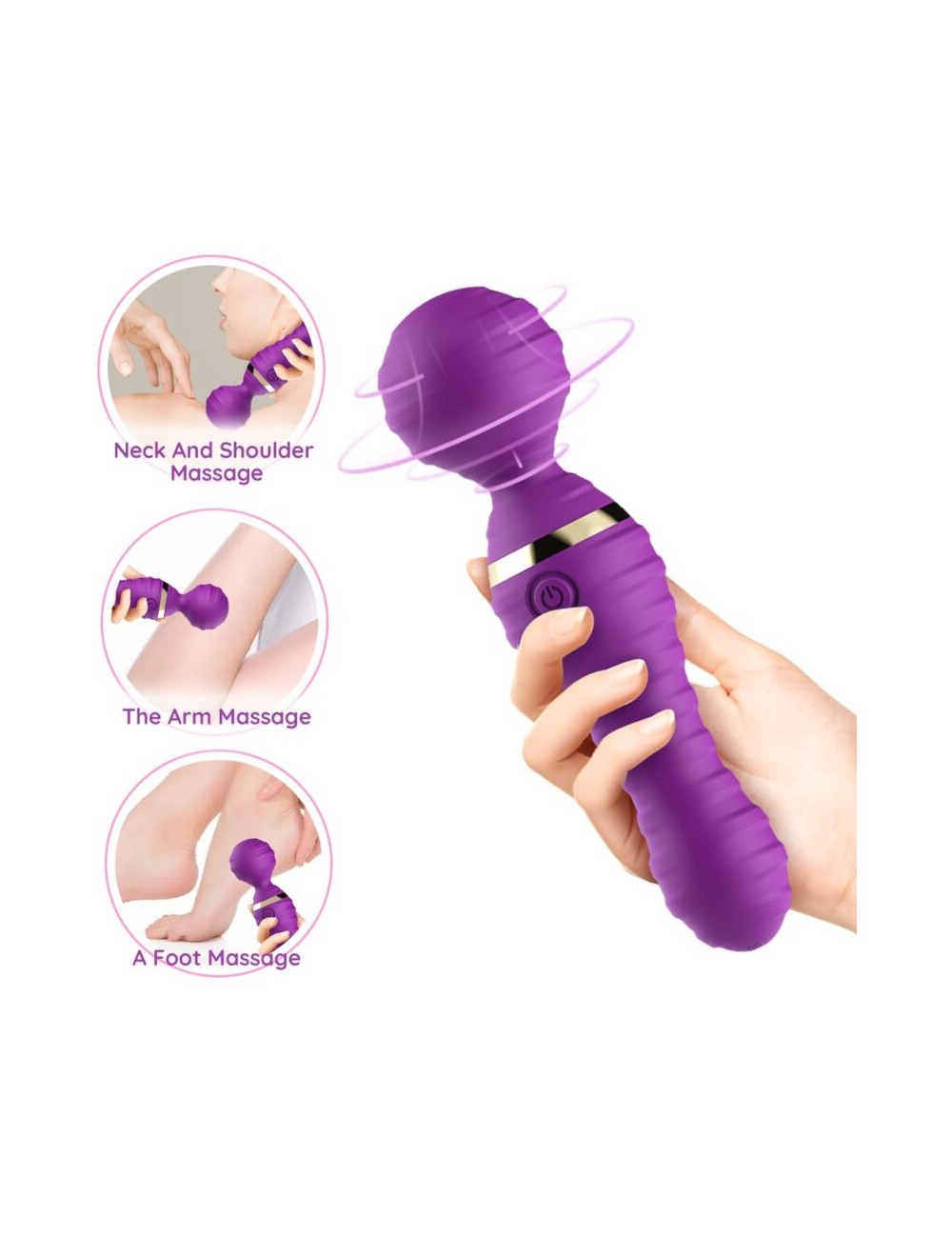 ARMONY - FREEDO MASSAGER & VIBRATOR KLEIN LILA
