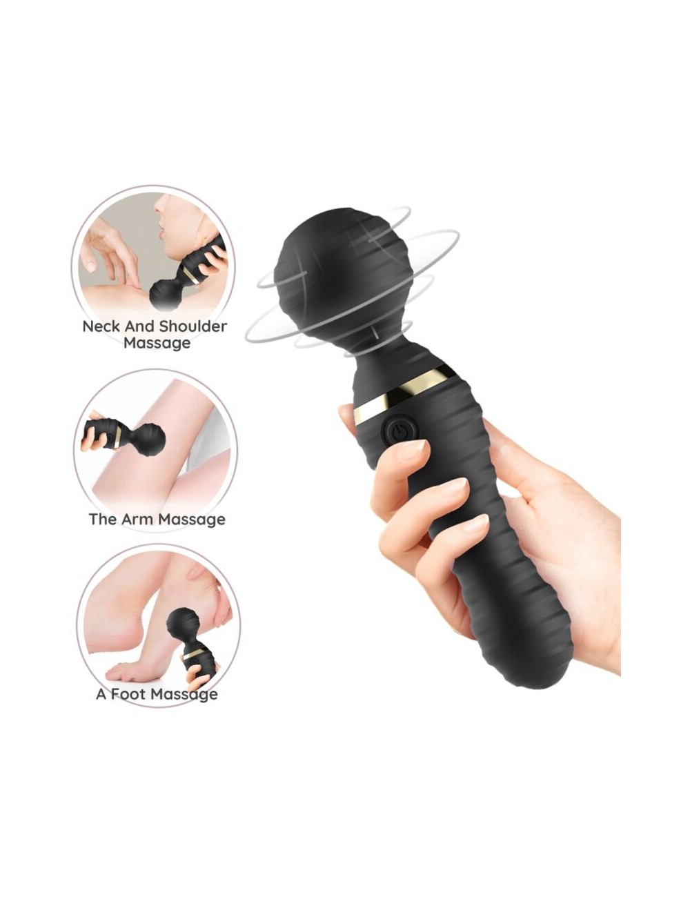 ARMONY - FREEDO MASSAGER & VIBRATOR KLEIN SCHWARZ