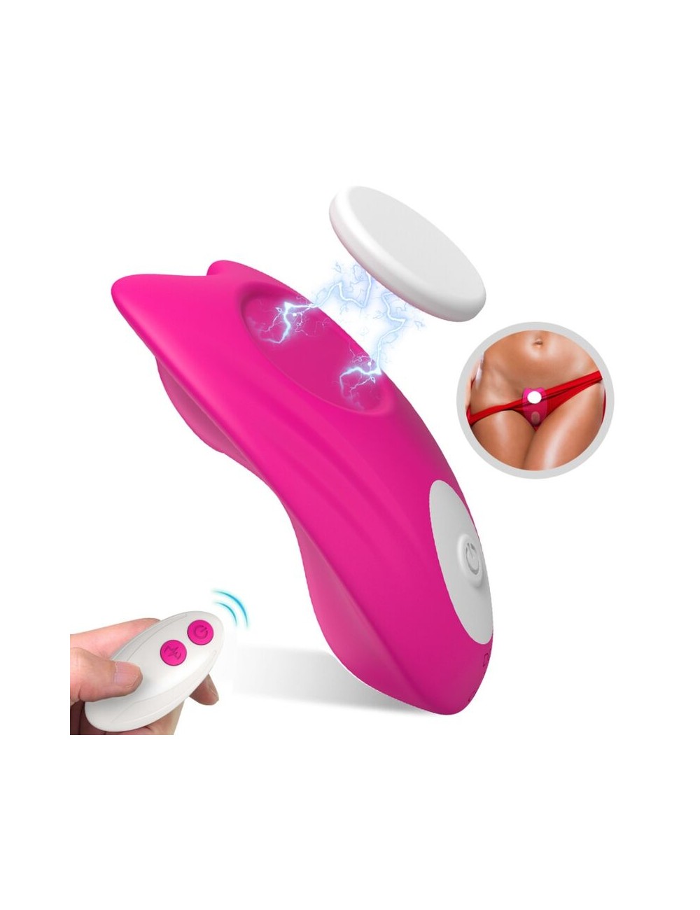 ARMONY - BUTTERFLY TRAGBARES HÖSCHEN VIBRATOR FERNBEDIENUNG ROSA